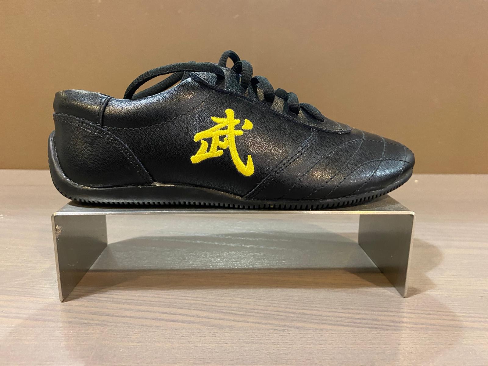 Black Leather Kung Fu shoes | Chi-Life